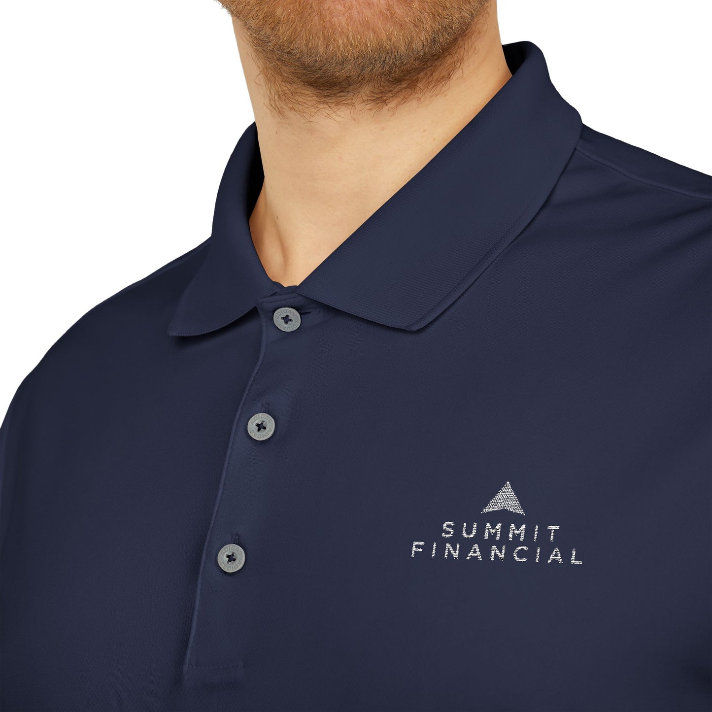 Summit Adidas Unisex Performance Polo - Navy