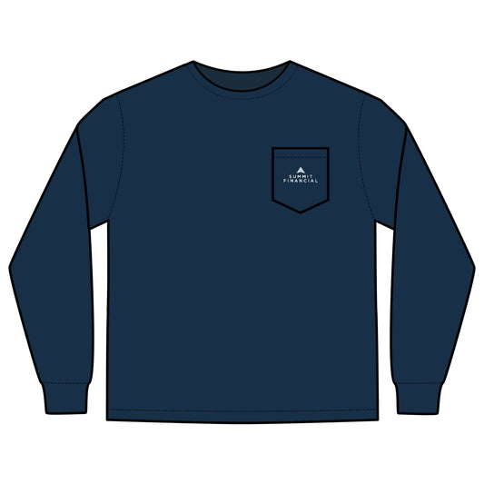 Summit Unisex Long Sleeve Pocket T-Shirt